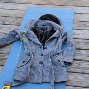 Liz Claiborne Gray Pea Coat